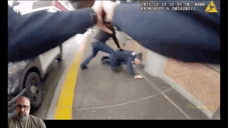 911 Ambush in Bellevue: Officer Slashed in Knife Attack Before Suspect Is Shot