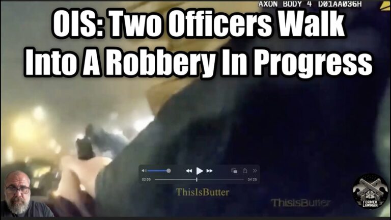 OIS: Two Officers Walk Into A Robbery In Progress | Bodycam Breakdown