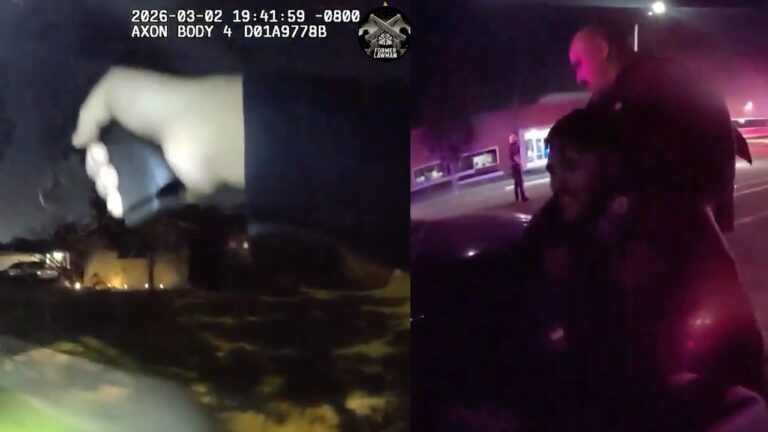 Pasadena Bodycam Shows Officer Shot During Gunfight
