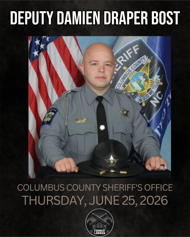 End of Watch: Deputy Damien Draper Bost, Columbus County Sheriff’s Office