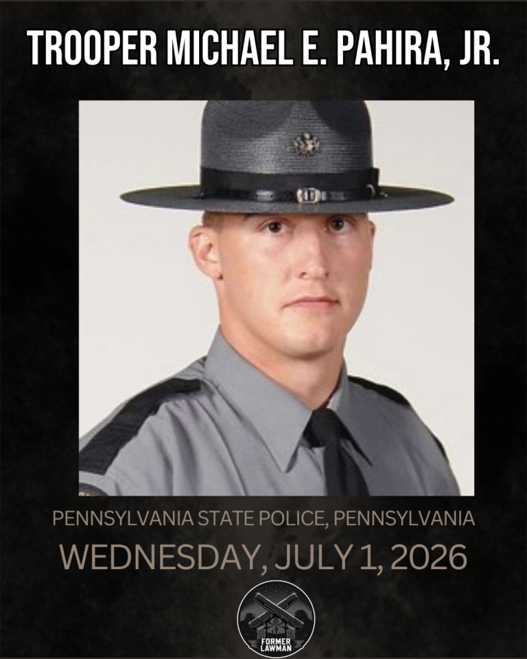 End of Watch: Michael E. Pahira Jr., Pennsylvania State Police