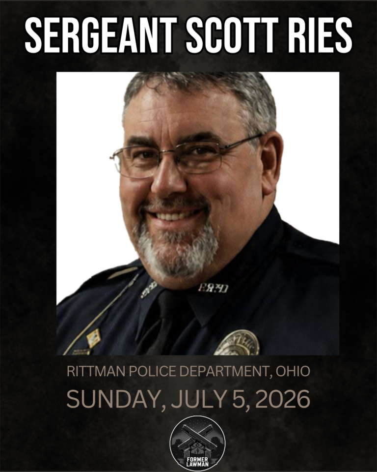 End of Watch: Sergeant Scott Ries, Rittman Police Department