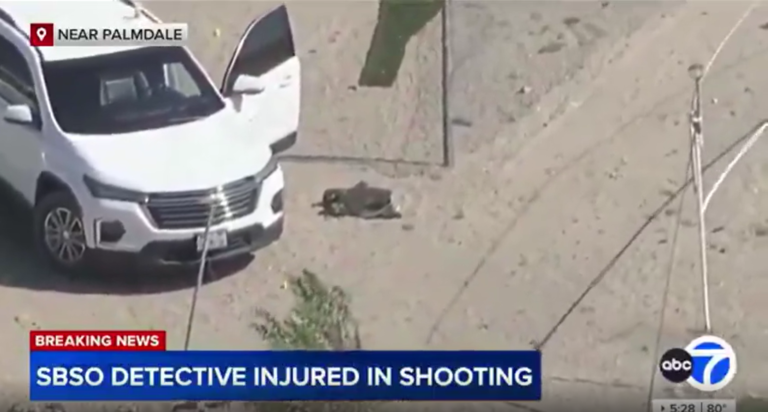 San Bernardino County Sheriff’s Detective Shot Serving a Warrant in the Desert