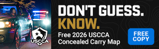 Don't guess. Know. Free 2026 USCCA Concealed Carry Gun Law Map