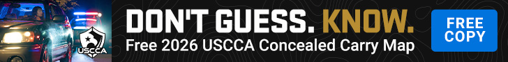 Don't guess. Know. Free 2026 USCCA Concealed Carry Gun Law Map