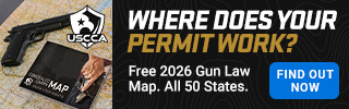Where does your permit work? Free 2026 USCCA gun law map, all 50 states