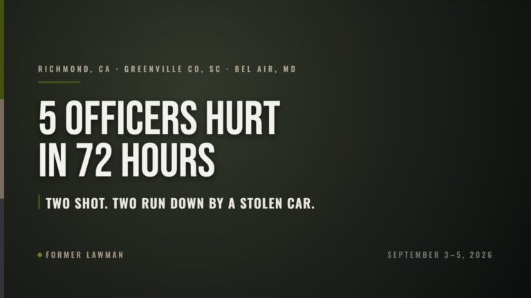 5 Officers Hurt in 72 Hours: A Welfare Escort, a Street Stop and a Drive-Thru Lot