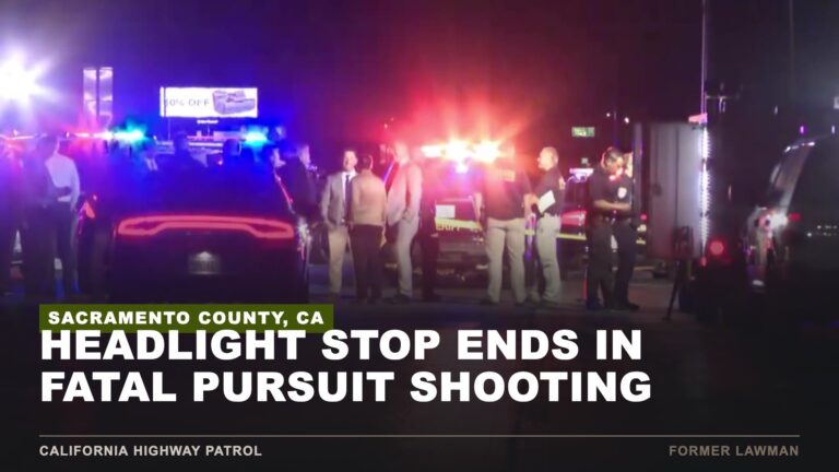 Headlight Stop Ends in Fatal OIS on Highway 50 | Sacramento County