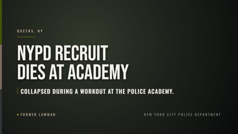 NYPD Recruit Kamir Loubarria Dies After Collapsing During Academy Training