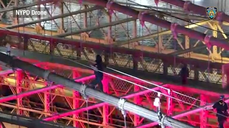 He Came Down the Bridge Cable With a Knife Raised | NYPD Raw Body Camera Brooklyn Bridge